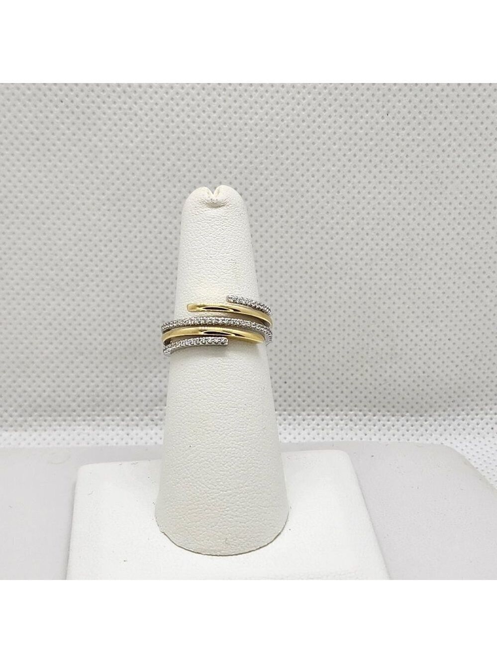 Brand New Sterling Silver 925 Two Tone Ring